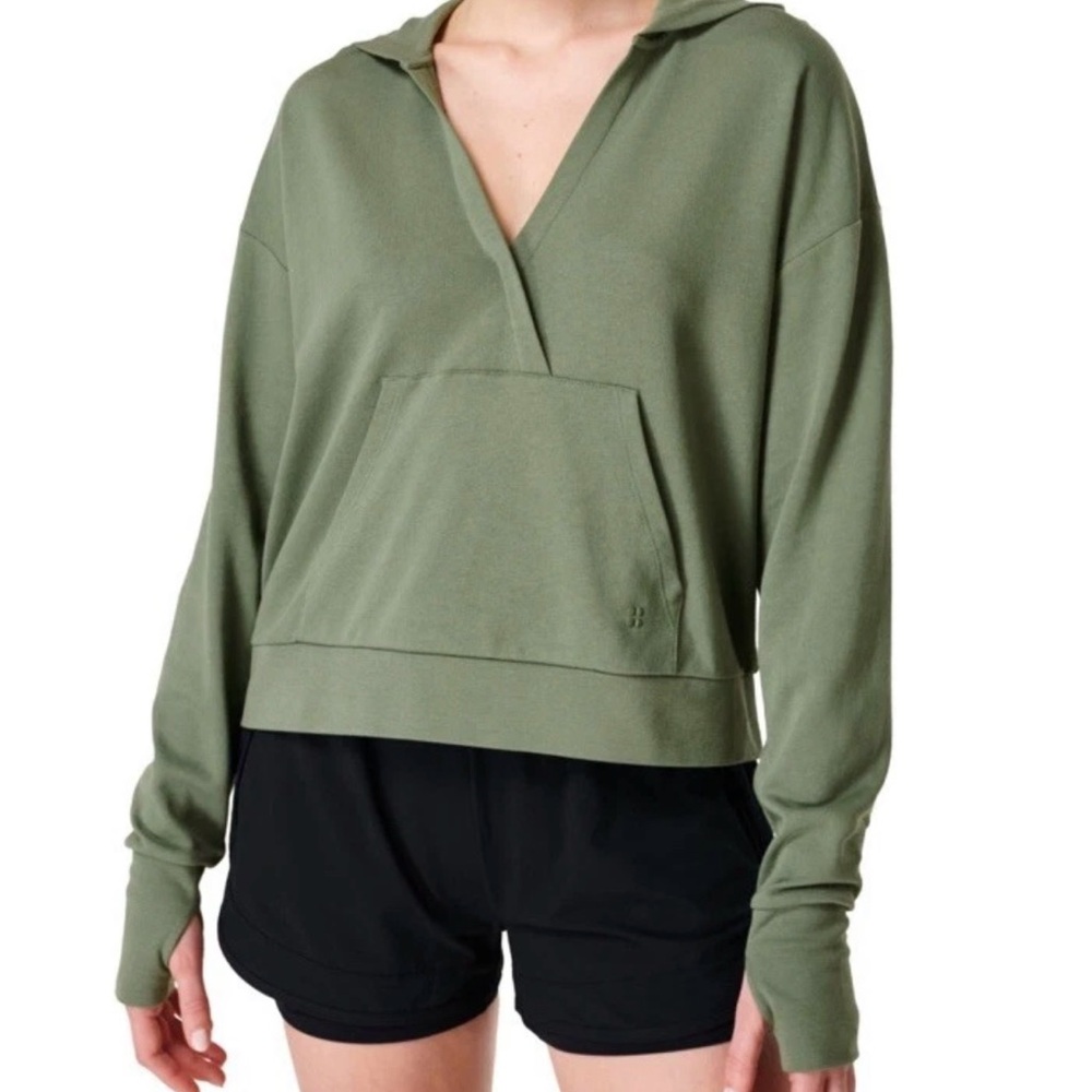 Sweaty Betty Sage Green Women's Hoodie